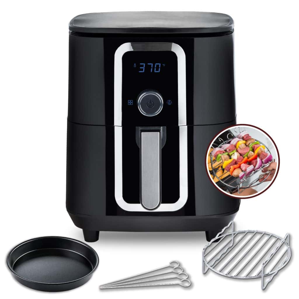 Aria 10 Qt Digital Air Fryer Oven In Premium Black Model AAO-890