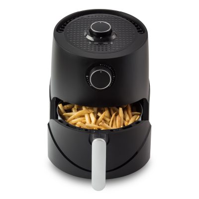 ARIA 7 Qt. Ceramic Family-Size Air Fryer with Accessories and Full